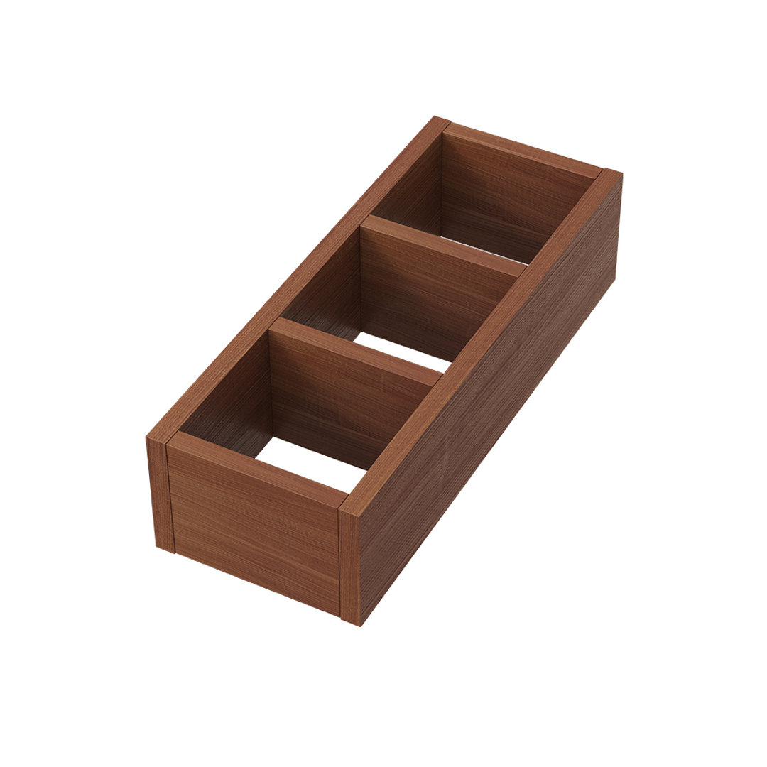 Fienza Drawer Organiser For Empire 900 Pill Cabinet Walnut Small 322X124X80mm 1 Pce