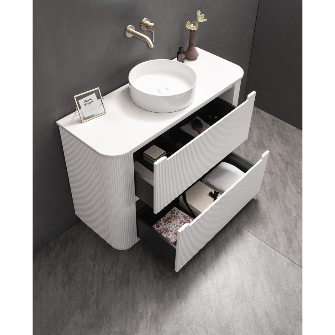 Noveen Almere 1200Mm Freestanding Vanity Pristine White Alpine White