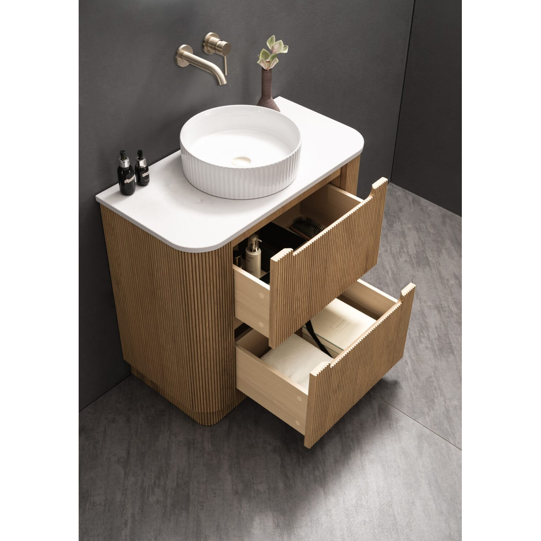 Noveen Oakmere 900Mm Freestanding Vanity Cabinet Only Golden Oak