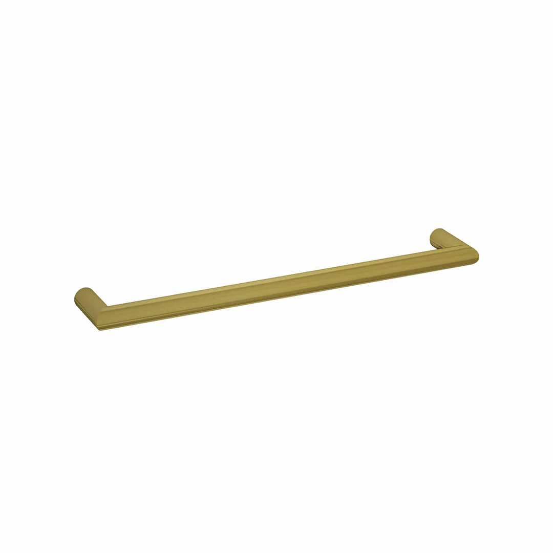 Thermorail Round Single Rail 632X32X100mm 18W - Brushed Gold