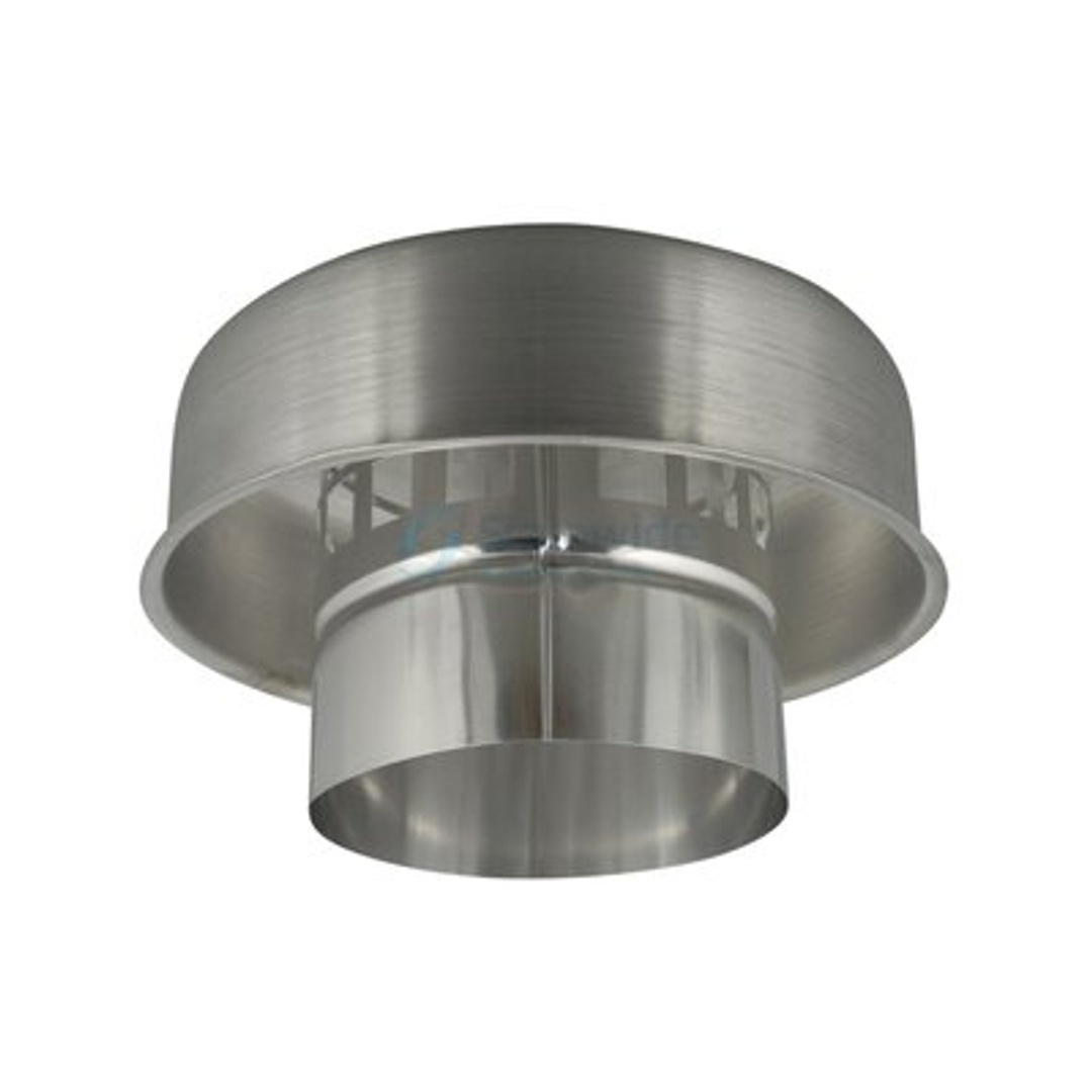 Deflect-O Roof Mushroom Cowl With Mesh Aluminium 5 125Mm Rmc5