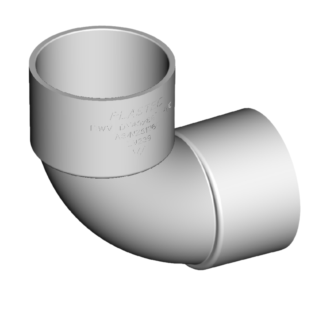 DWV 90 Degree Bend FF