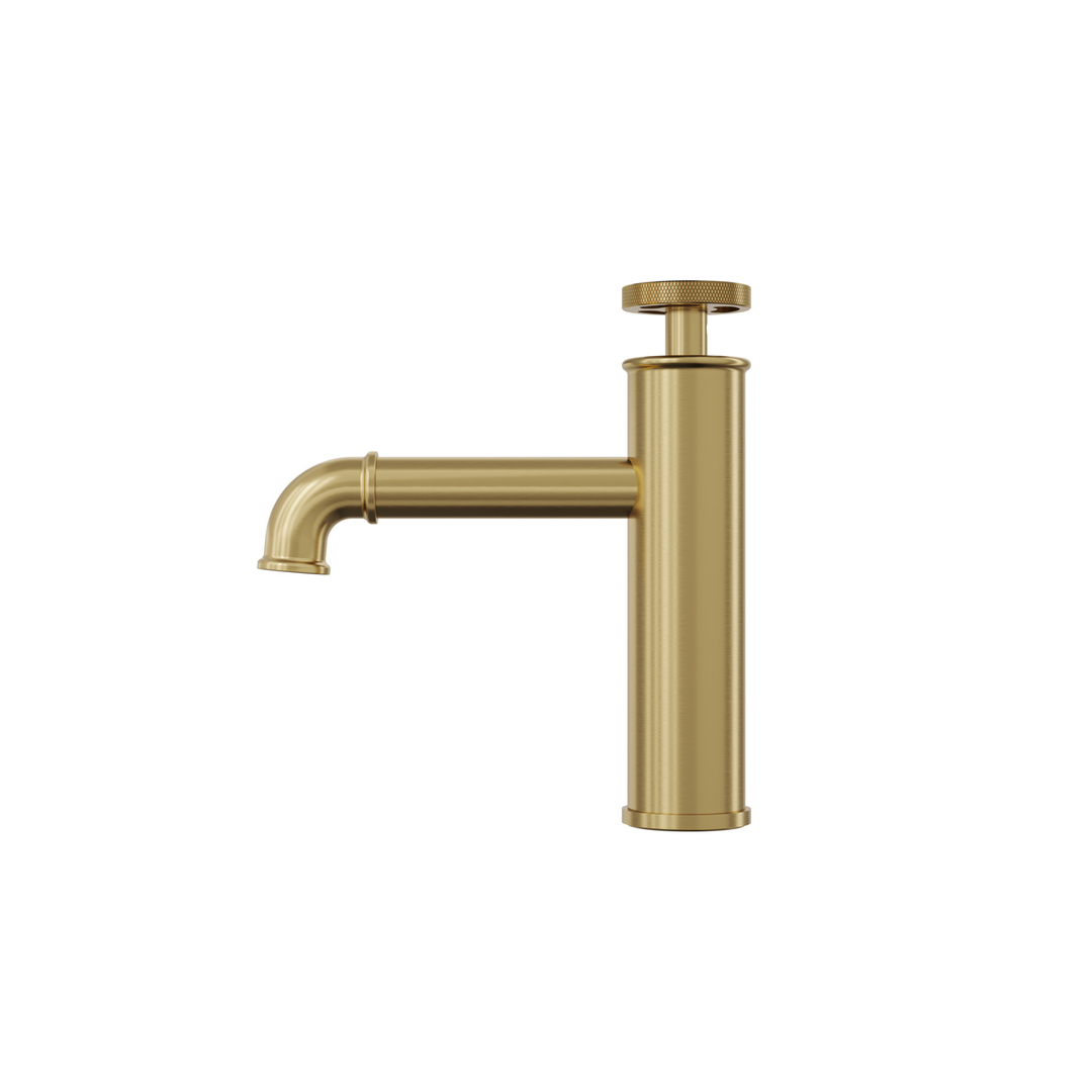 Linsol Dynamik Basin Mixer - Brushed Brass