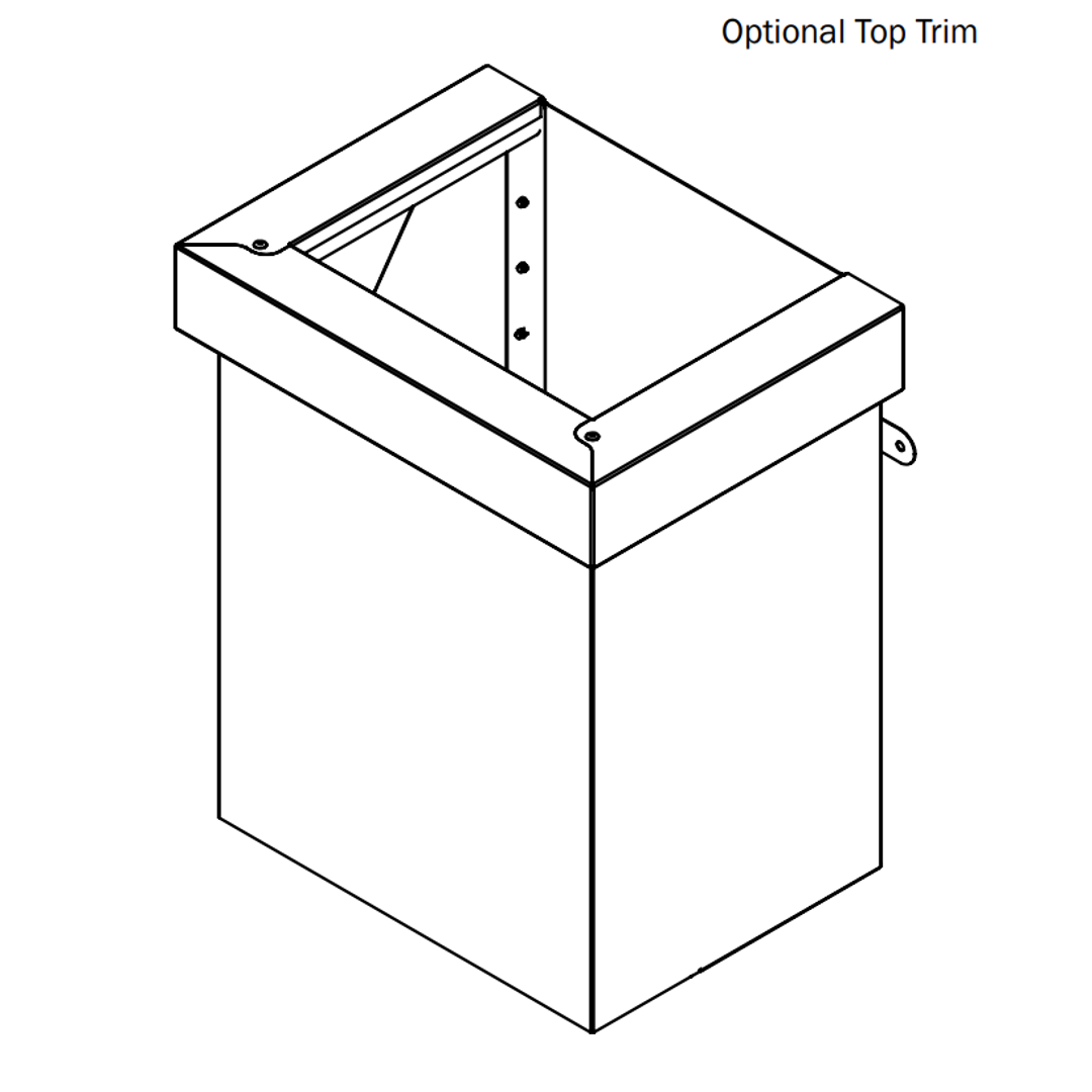 Dam Buster R400 Rainhead Top Trim Option