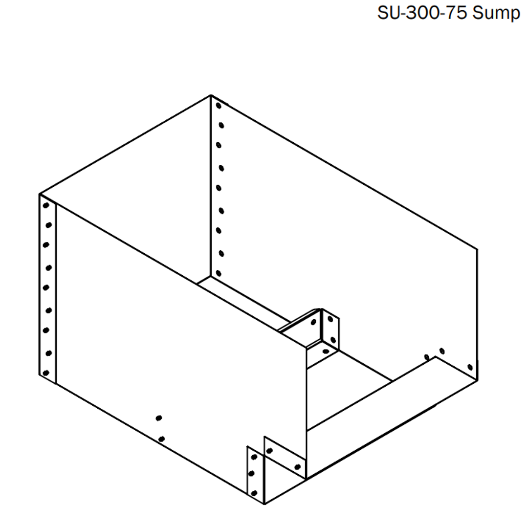 Dam Buster Sump To Suit 300 Gutter X Depth