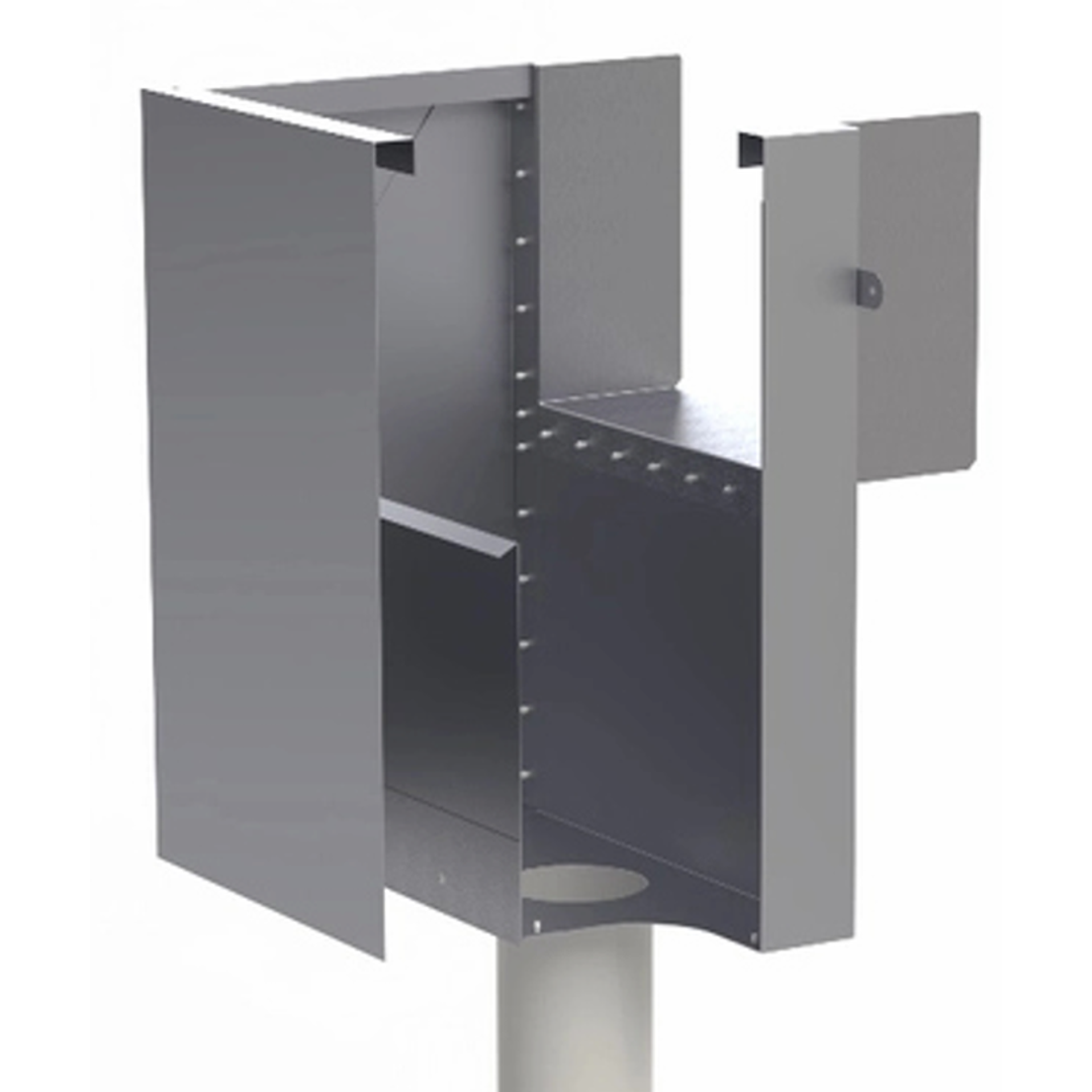 Dam Buster R-200 (201) Rainhead With Fitted Box Gutter Receiver