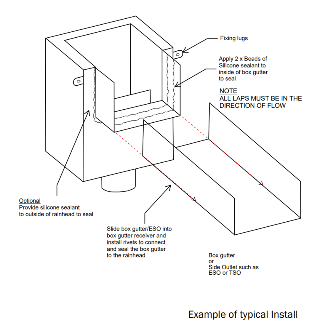 Dam Buster R300 Rainhead With Fixed Receiver