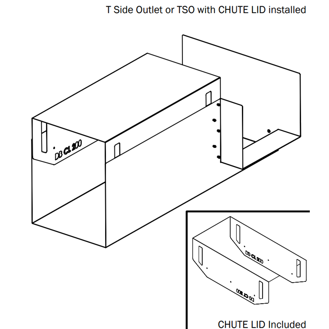 Dam Buster Tso-200 T Section Side Outlet