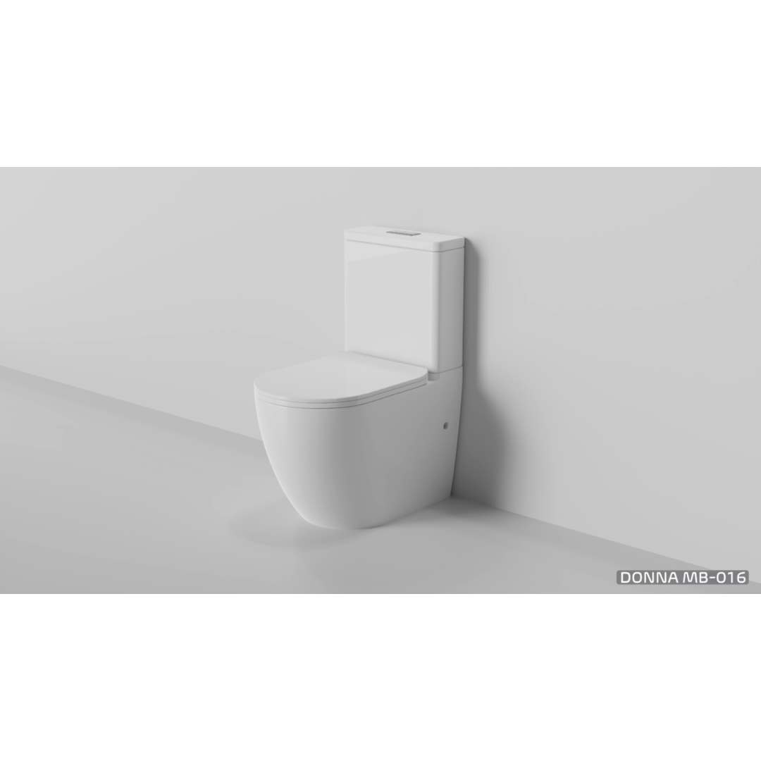 Zumi Donna Rimless Wall Faced Toilet Suite
