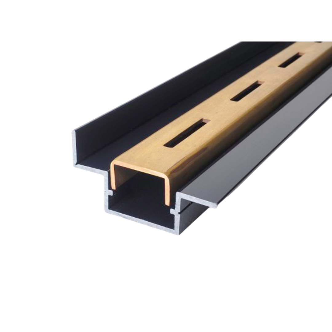 STRIP GRATE VL SHOWER CHANNEL 2250 VARIABLE LENGTH CP BRUSHED BRASS