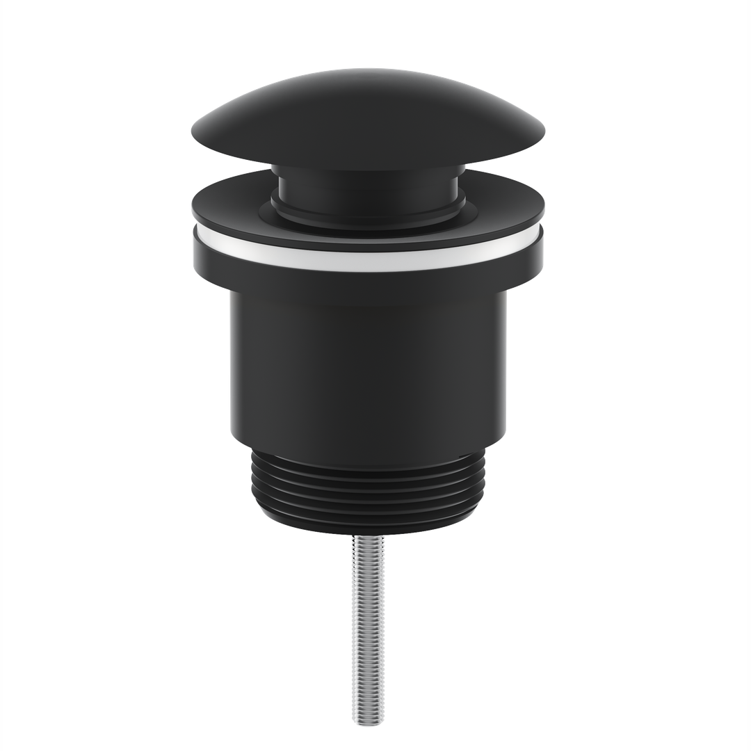 Linsol Ezyflow 32/40Mm Universal Pop-Up Plug & Waste With Optional Overflow Matte Black
