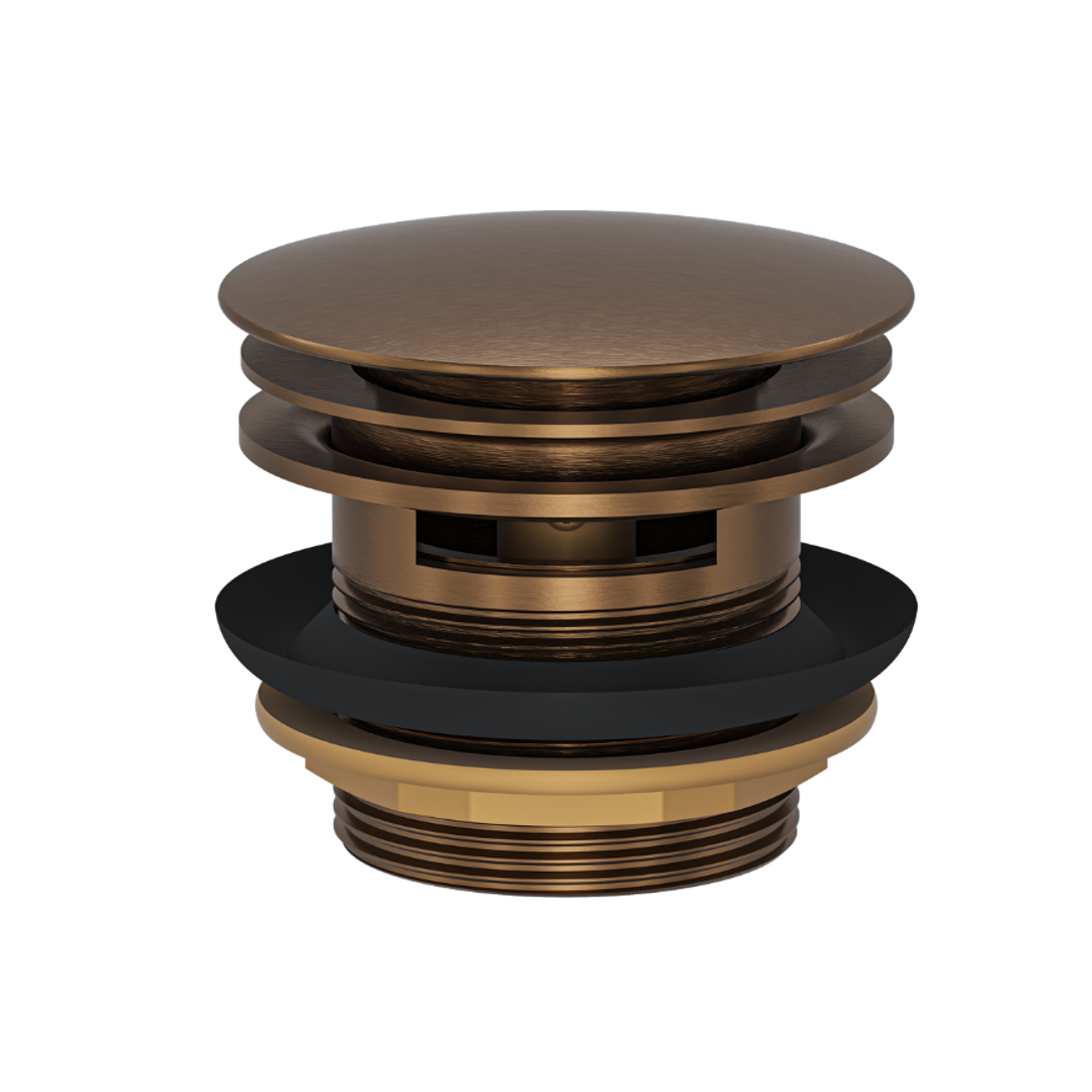 Linsol Ezyflow 40Mm Pop-Up Plug & Waste Aged Bronze