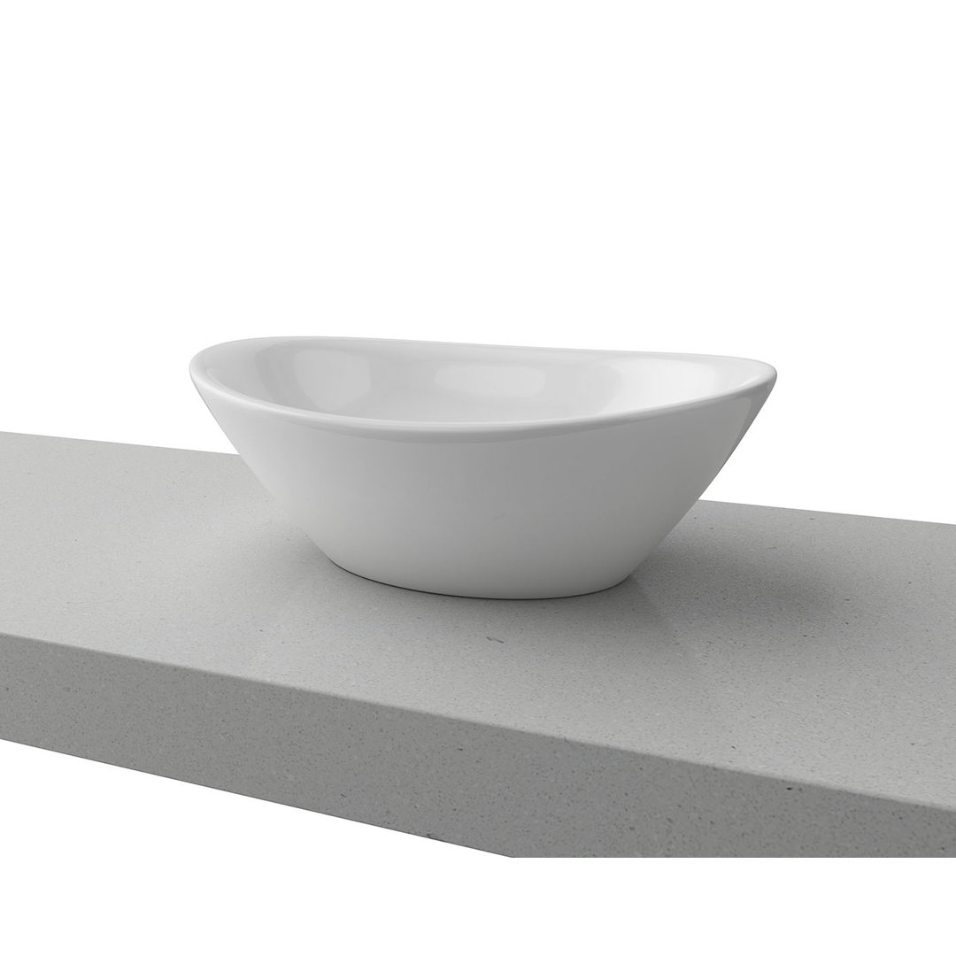 Timberline Elite Ceramic Basin Matte White
