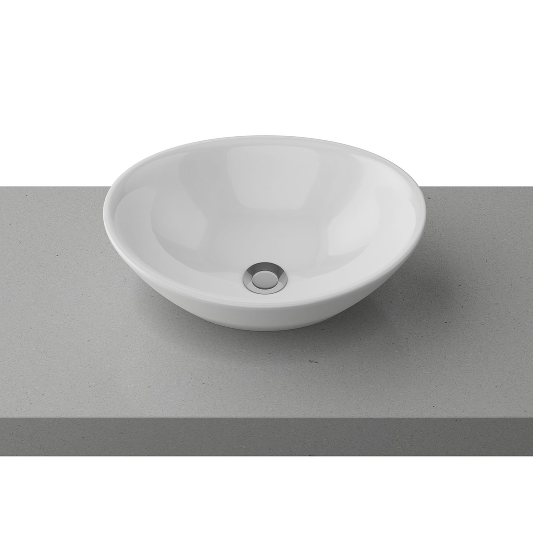 Timberline Elite Ceramic Basin Matte White