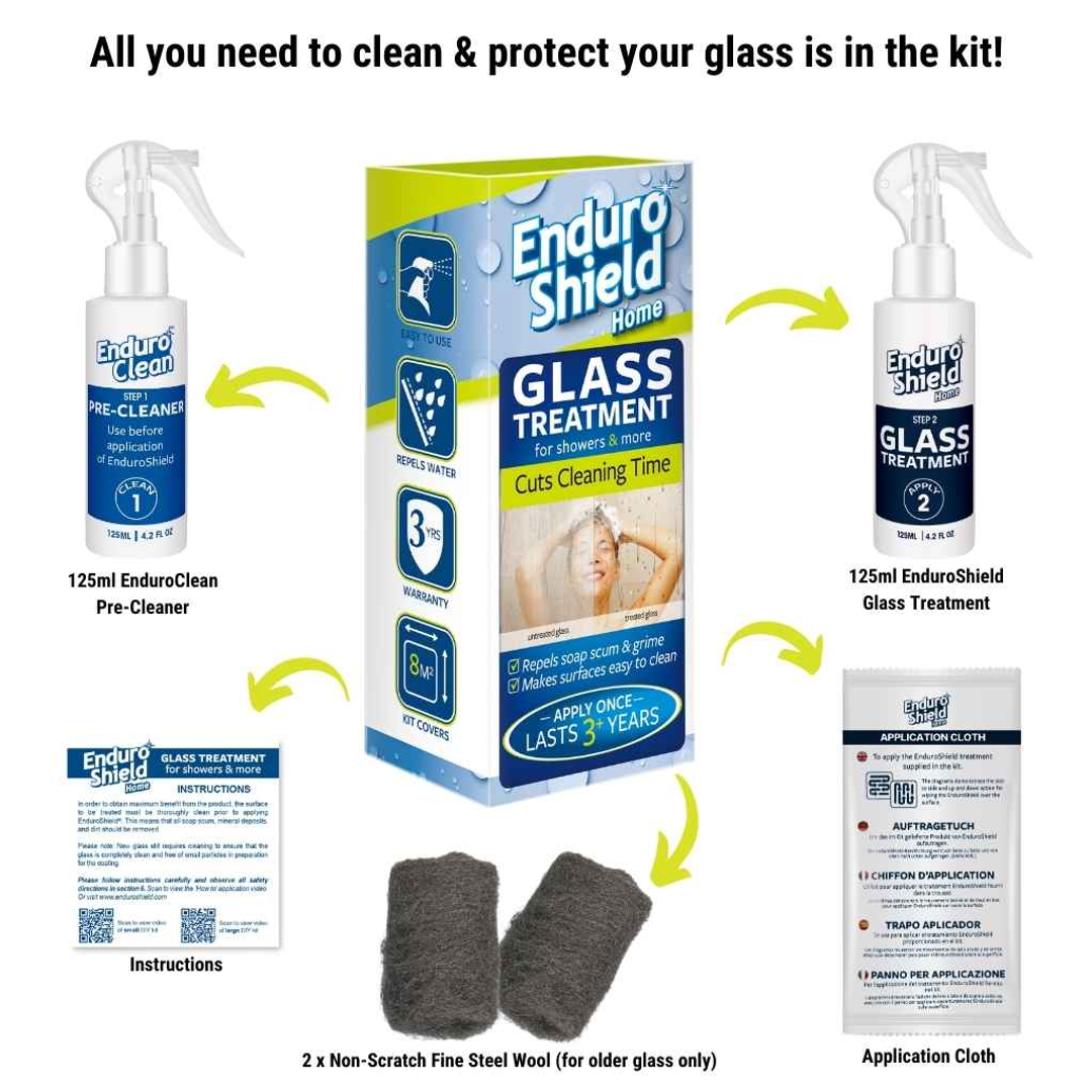 Enduroshield Home Glass Treatment 125Ml Kit