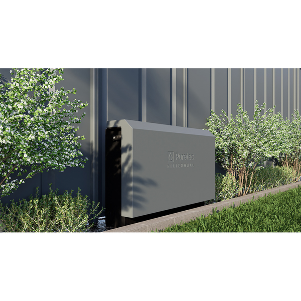 Puretec Filterwall F4 House Filtration Min Grey Cover 30L/Min C/W Scale Guard Plumbed Bypass