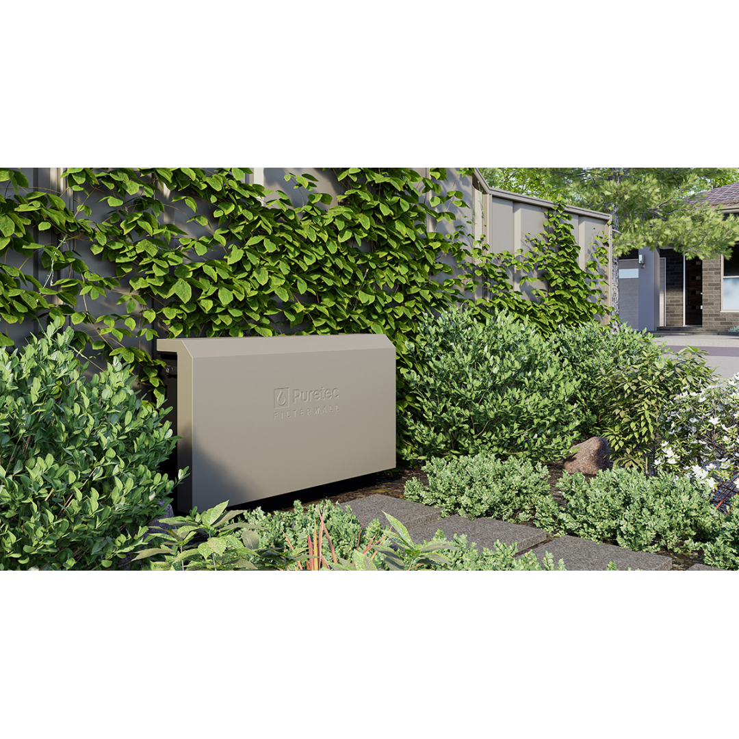 Puretec Filterwall F4 House Filtration Stone White Cover 30L/Min C/W Scale Guard Plumbed Bypass