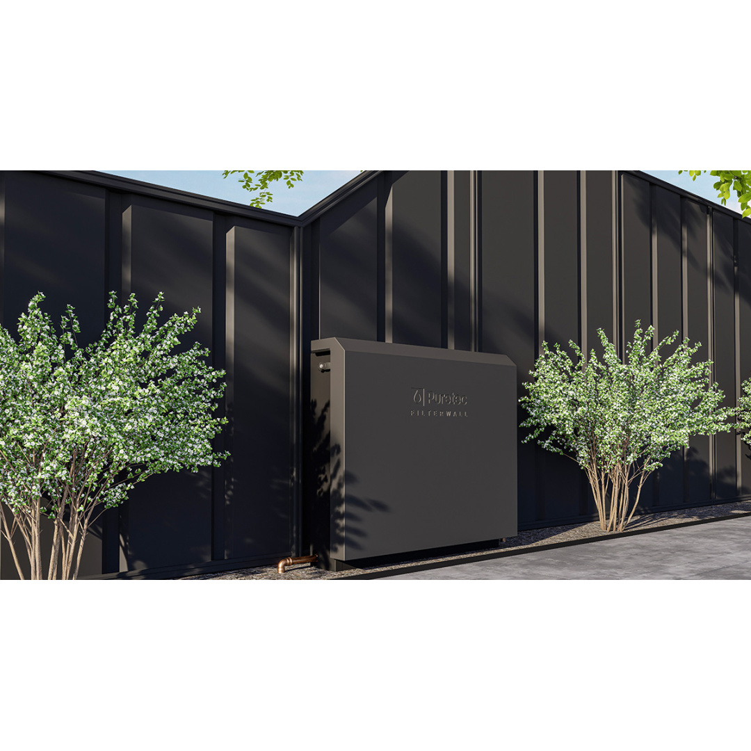 Puretec Filterwall Whole House Filtration Charcoal Front Cover 55L/Min Plumbed Bypass