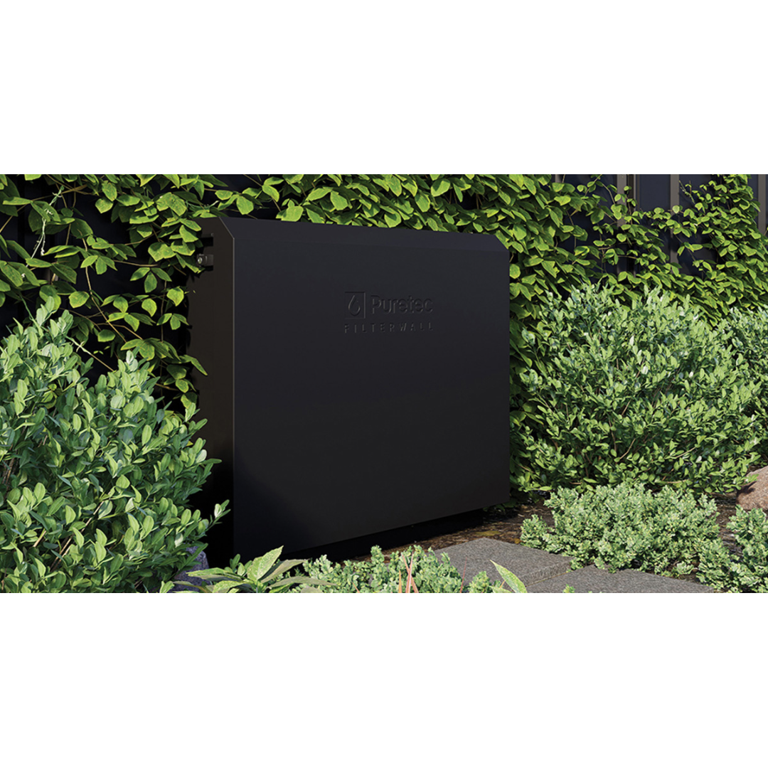 Puretec Filterwall Whole House Filtration Midnight Black Front Cover 55L/Min Plumbed Bypass