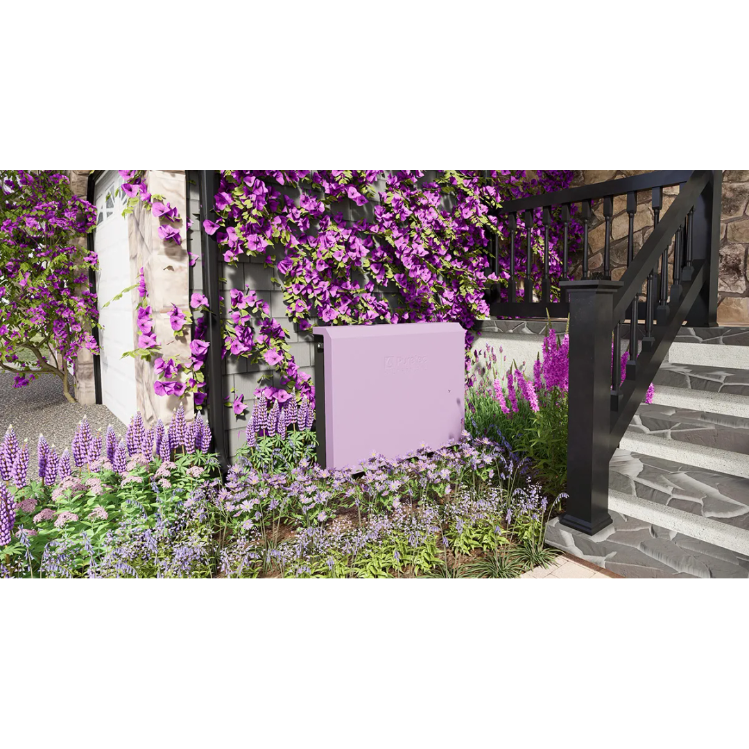 Puretec Filterwall Whole House Filtration Wisteria Front Cover 55L/Min Plumbed Bypass