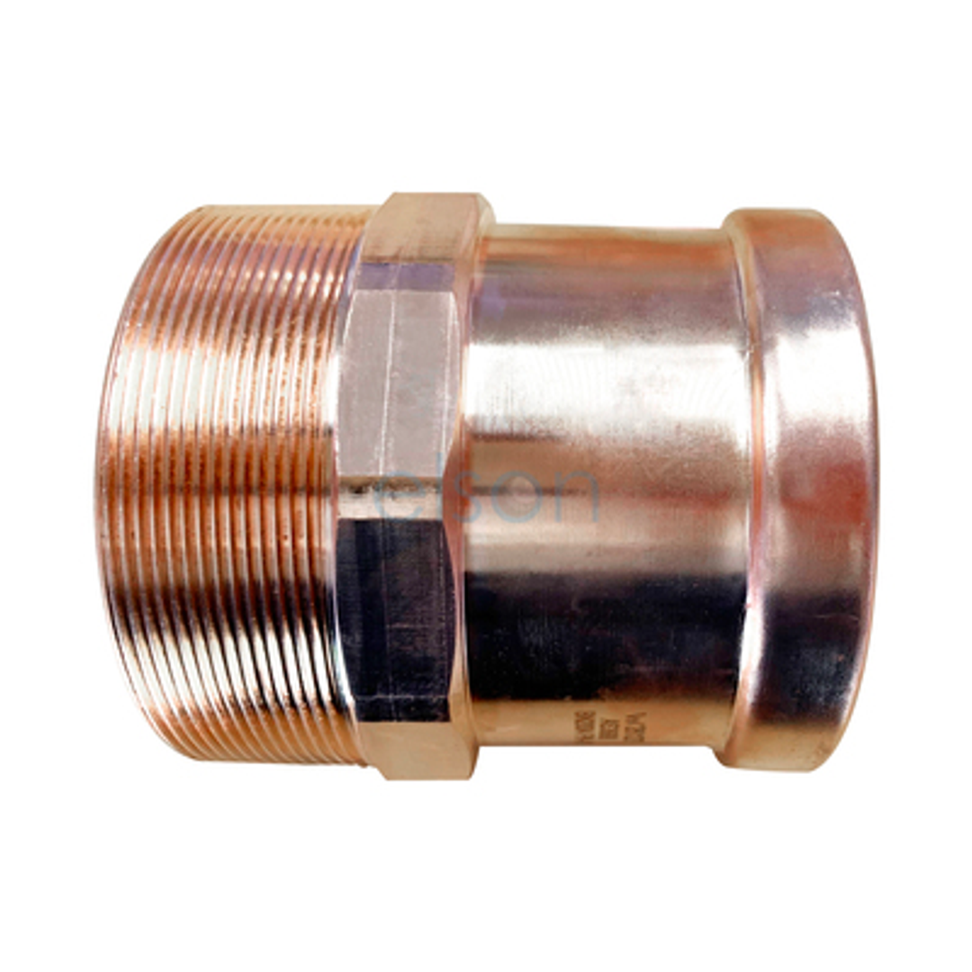 Copper Press Male Line Adaptor - Water