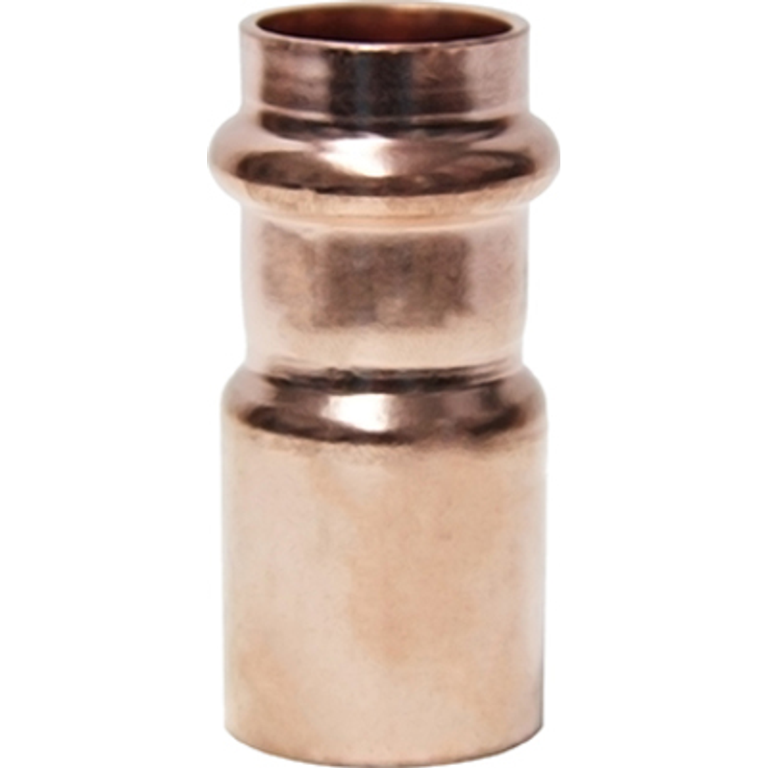 Copper Press Reducing Coupling MF - Gas