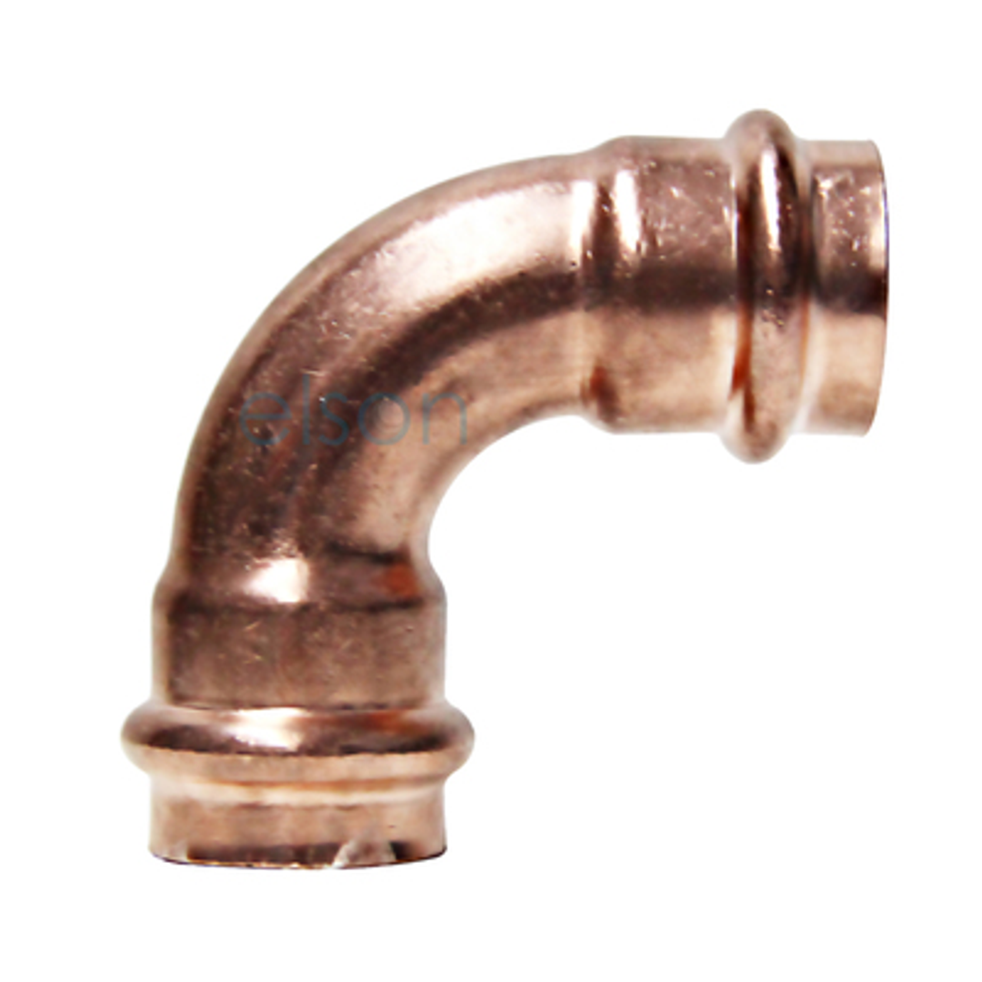 Copper Press High Temperature Elbow - Water