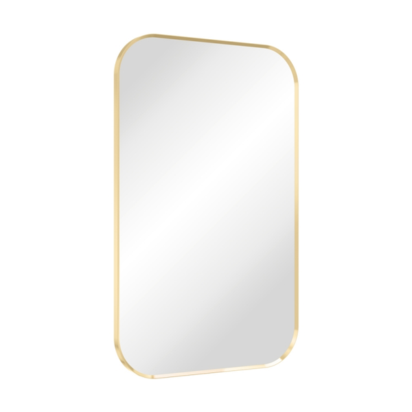 Fienza Tono Urban Brass Soft Square Framed Mirror 500 X 800Mm