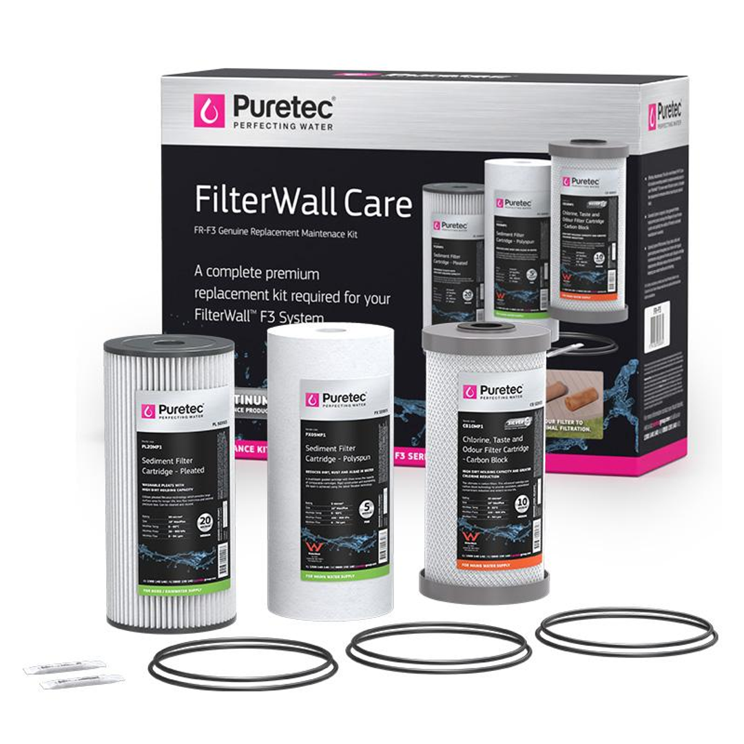 Puretec Premium Care Kit Suits Filterwall F3 Systems