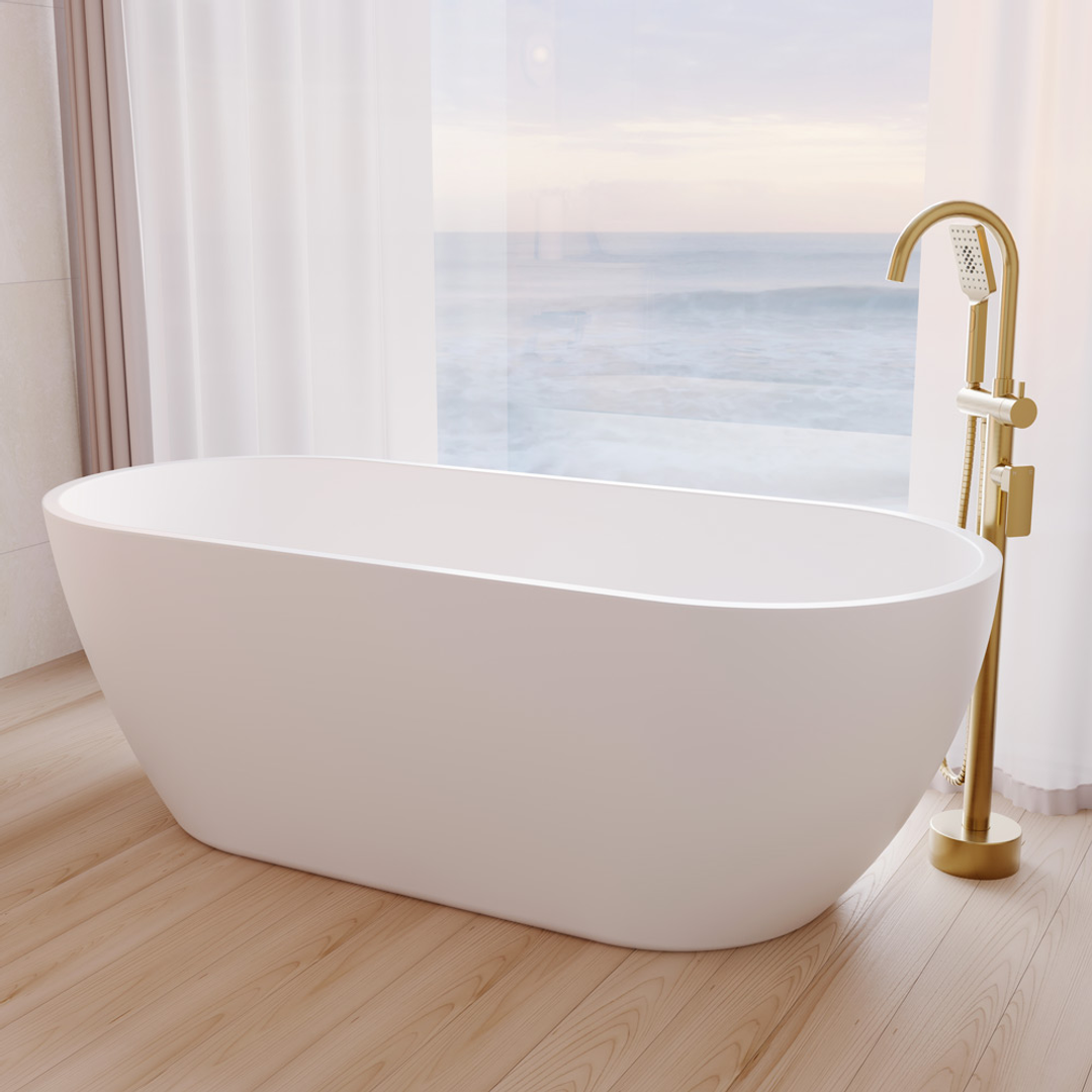 Fienza Koko Freestanding Bath Matte White 1680mm