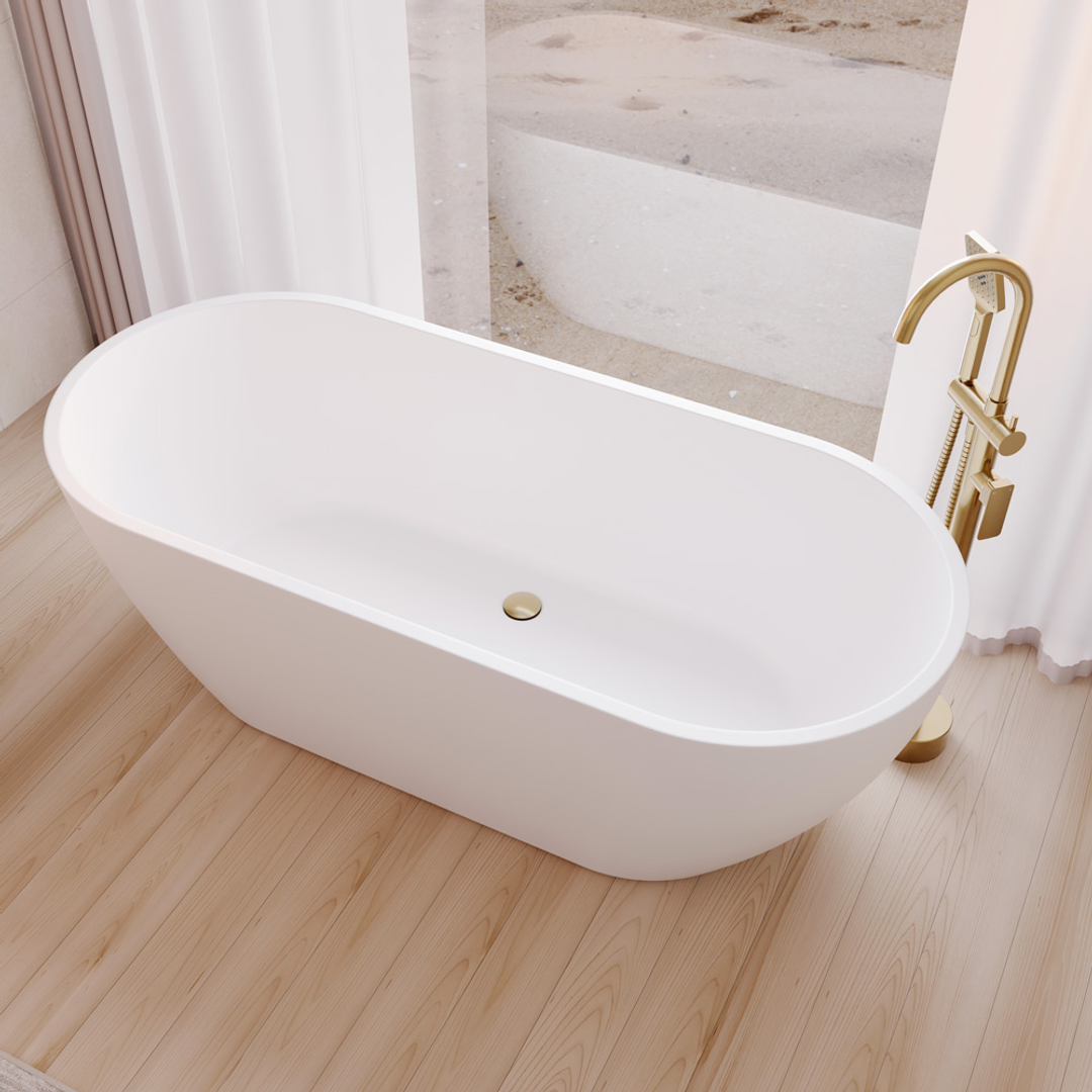 Fienza Koko Freestanding Bath Matte White 1680mm