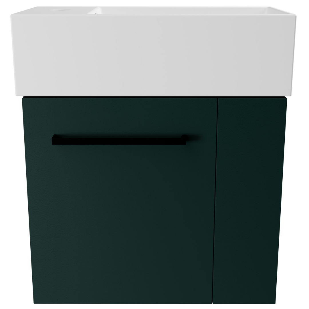 TIMBERLINE FRANKIE VANITY 480MM LEFT BOWL LIBERTY TOP WALL HUNG