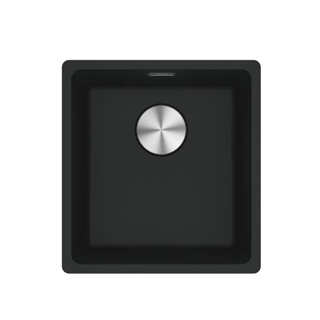 Franke Maris Granite Single Bowl - 370mm - Matte Black