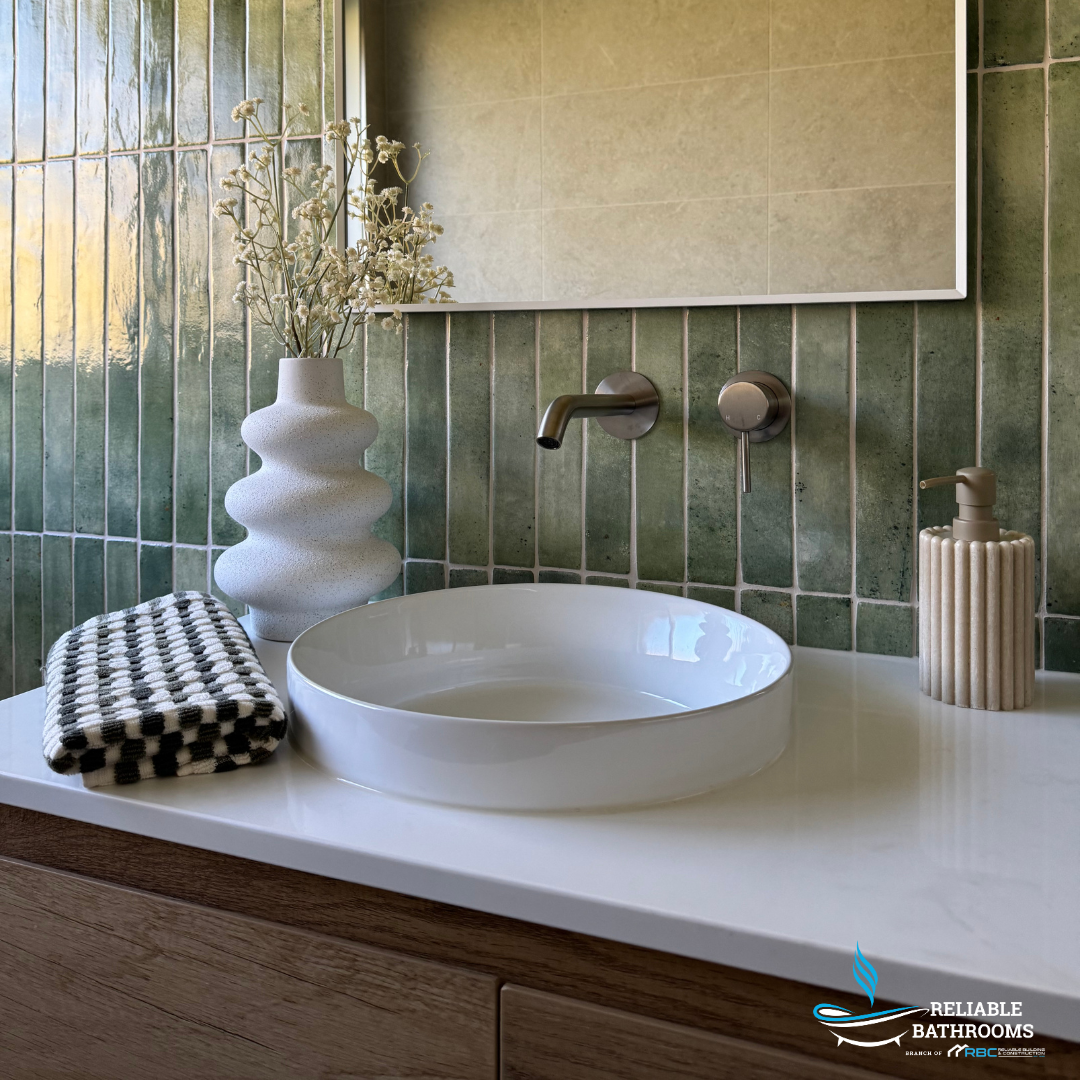 Fienza Reba Semi Inset Basin 355 X 355 X 48mm White