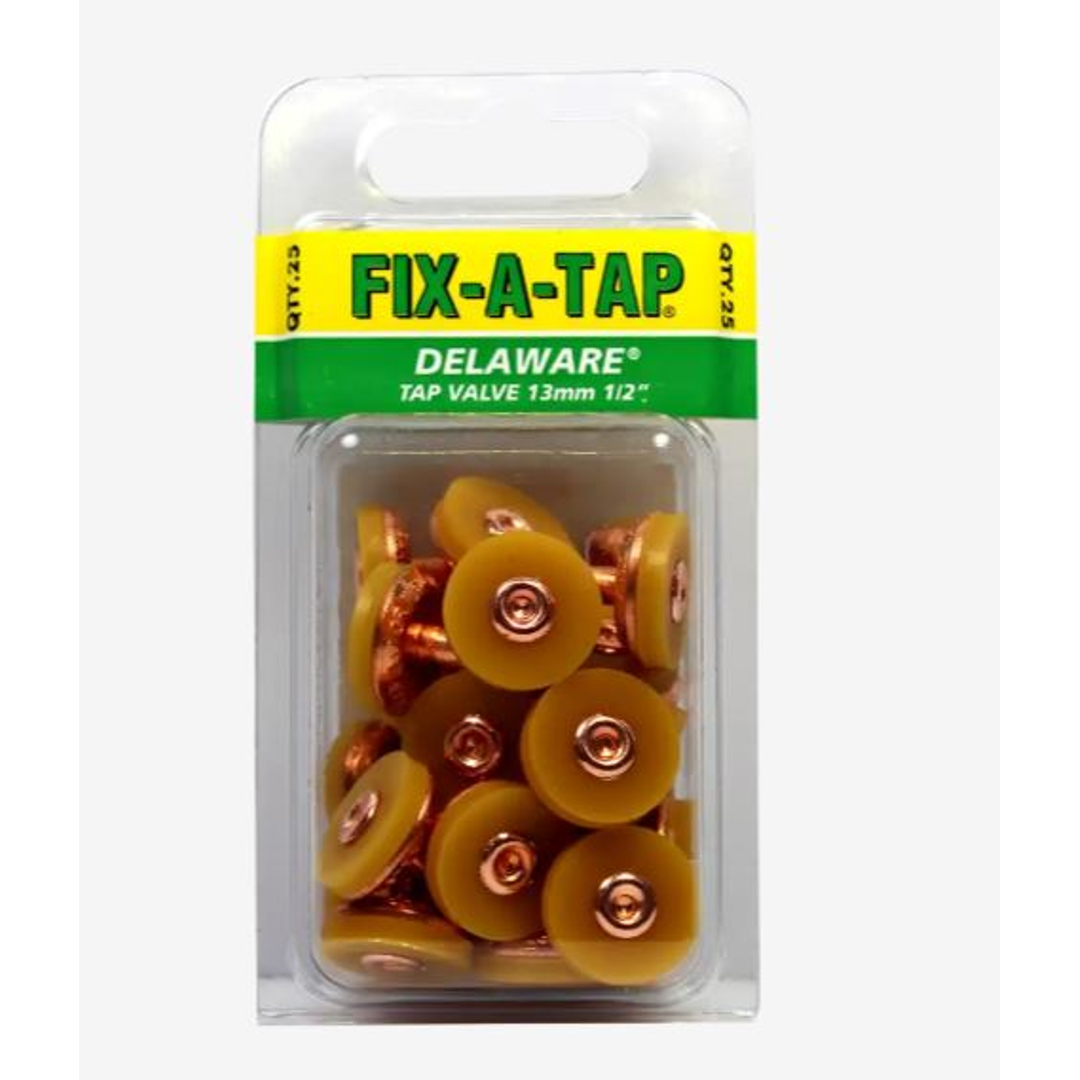 Fixatap Delaware 13mm Tap Valve (25 Pack)