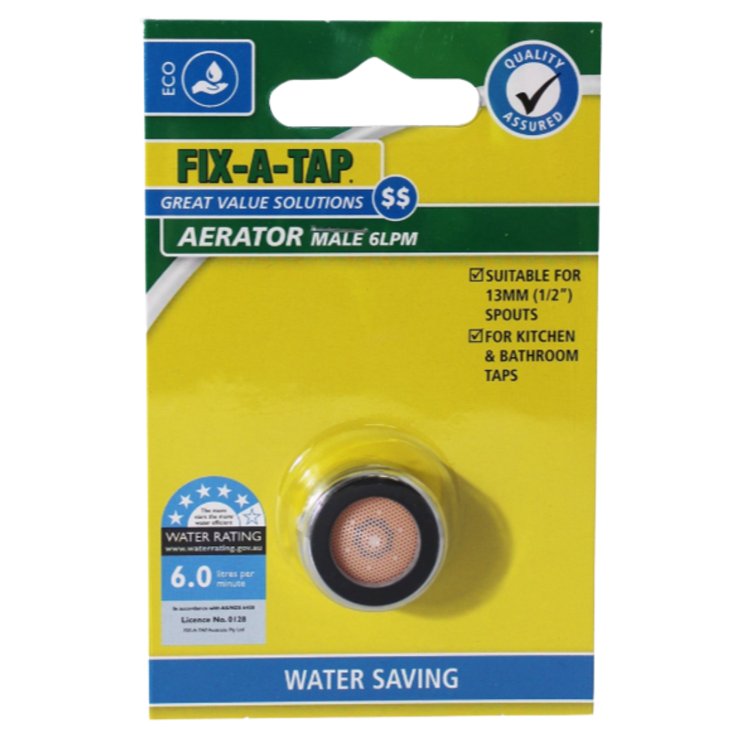 Fixatap Male Fitting Aerator Chrome