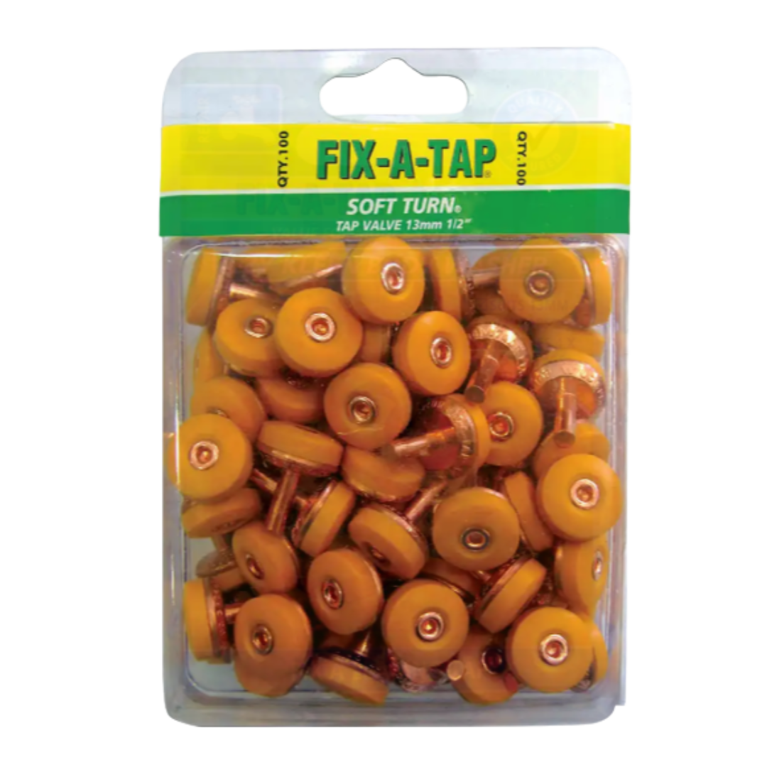 Fixatap Soft Turn 12mm Tap Valve (100 Pack)