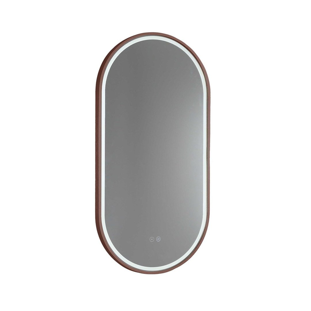 Remer Gatsby Led Mirror With Cuban Bronze Frame