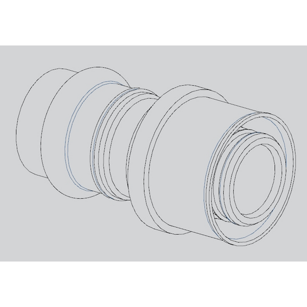 Unipex Copper Press Adaptor For Gas (Unipex Crimp To Copper Press) Dn25X1"