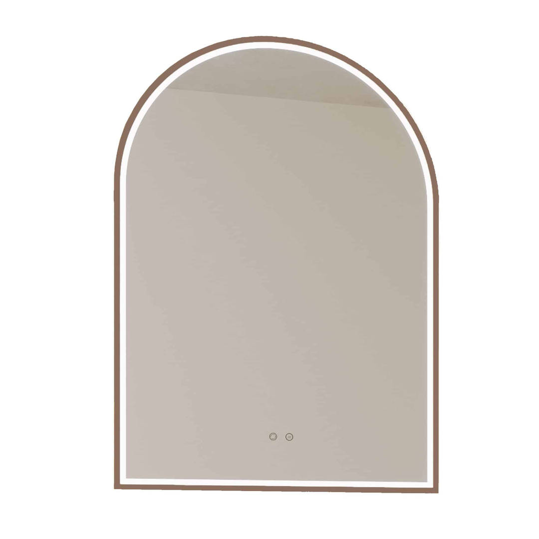 Remer Great Arch 700D Led Mirror With Cuban Bronze Frame