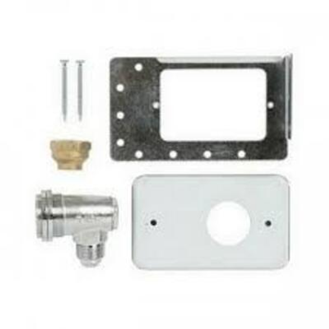 Wall Socket 90Deg Bayonet C/W Stud Mounting Bracket (12 Flare)