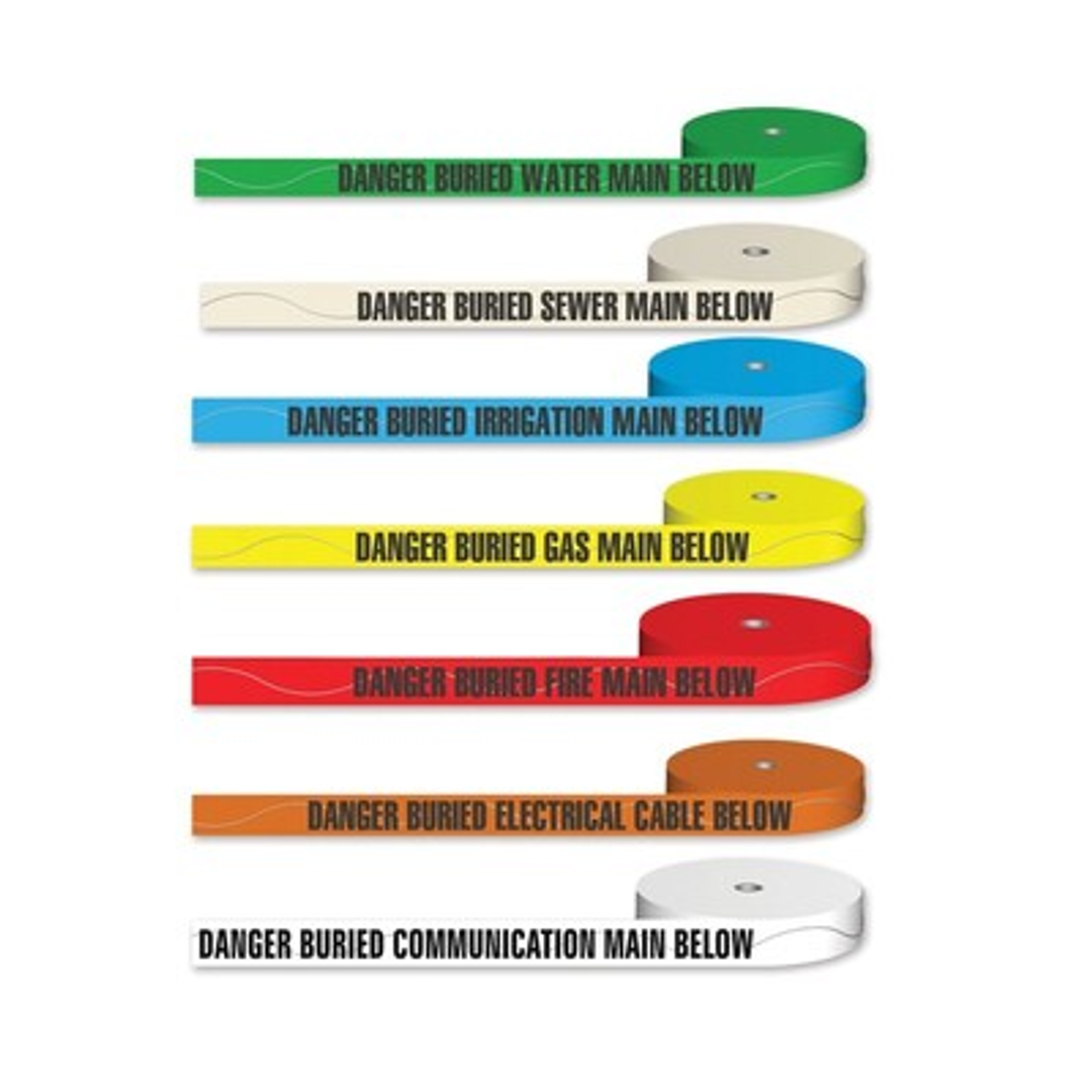 Water Tape *Detectable* 100Mt Roll X 100Mm Wide