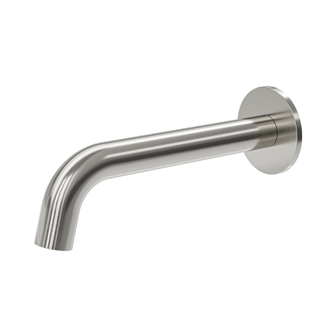 Linsol Gigi S3 Wall Mount Basin Or Bath Spout Brushed Nickel