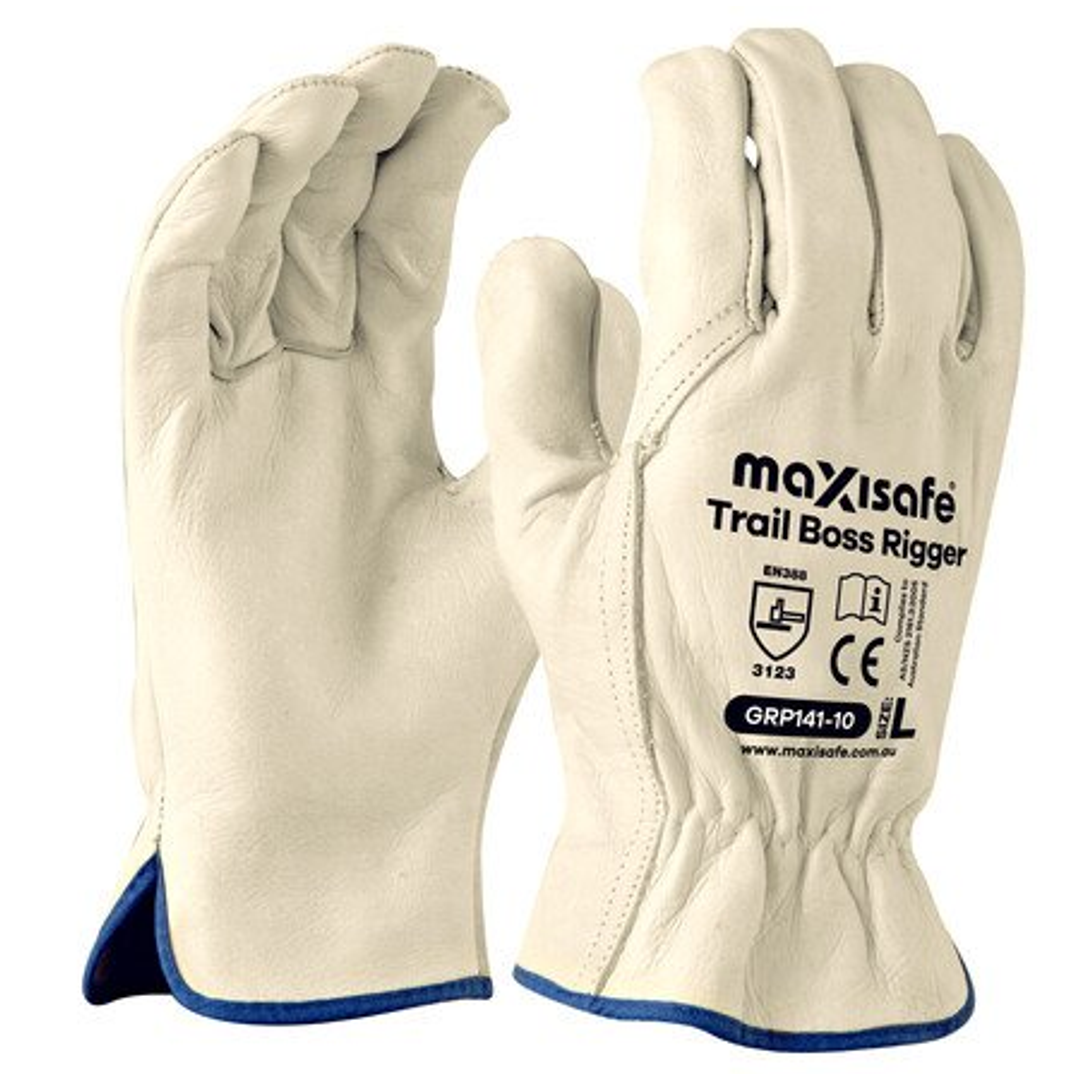 Maxisafe Premium Beige Rigger Glove (Pair)