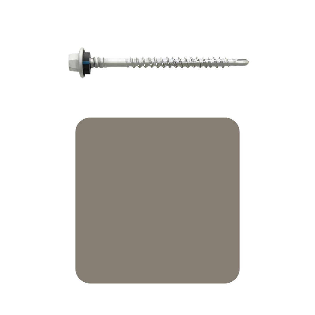 Roofing Screw Timber/Metal M6# 50mm Colorbond (100 Pack)