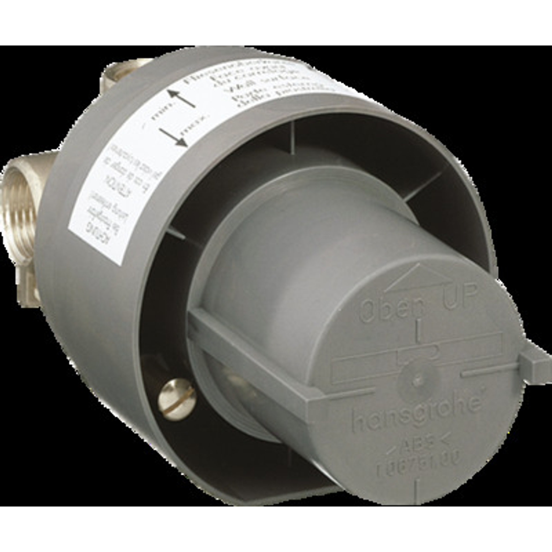 HANSGROHE IN WALL BASIC SET SUIT 100MM BACKPLATED MIXER 13620180