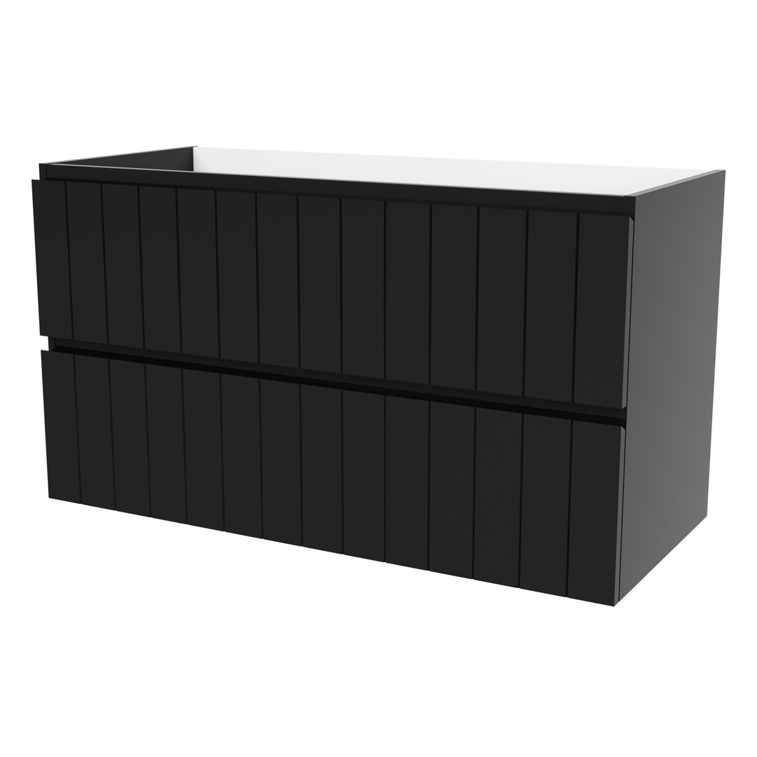 Timberline Henley Wall Hung Vanity 1050mm Centre Bowl - Cabinet Only