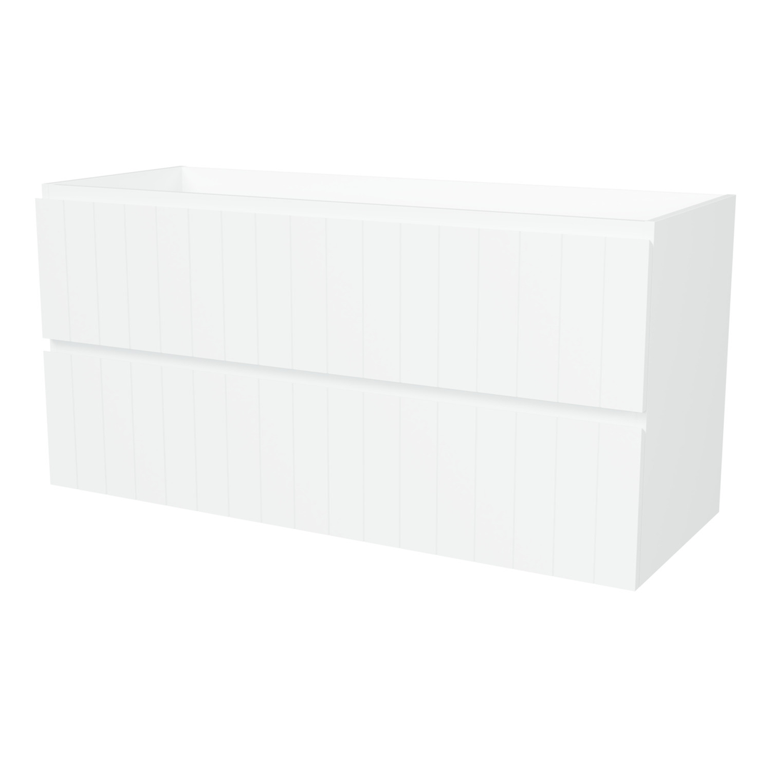 Timberline Henley Wall Hung Vanity 1200mm Centre Bowl - Cabinet Only