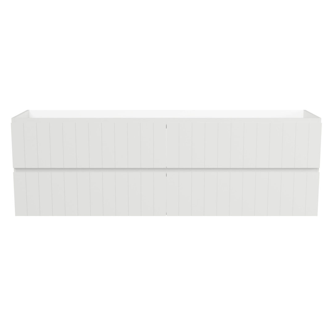 Timberline Henley Wall Hung Vanity 1800mm Double Bowl - Cabinet Only