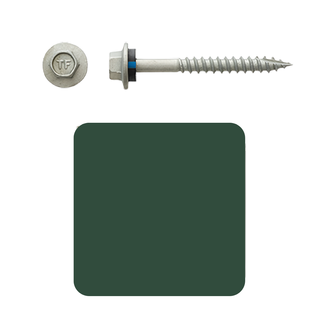 Roofing Screw Timber 12# 50mm Colorbond (100 Pack)